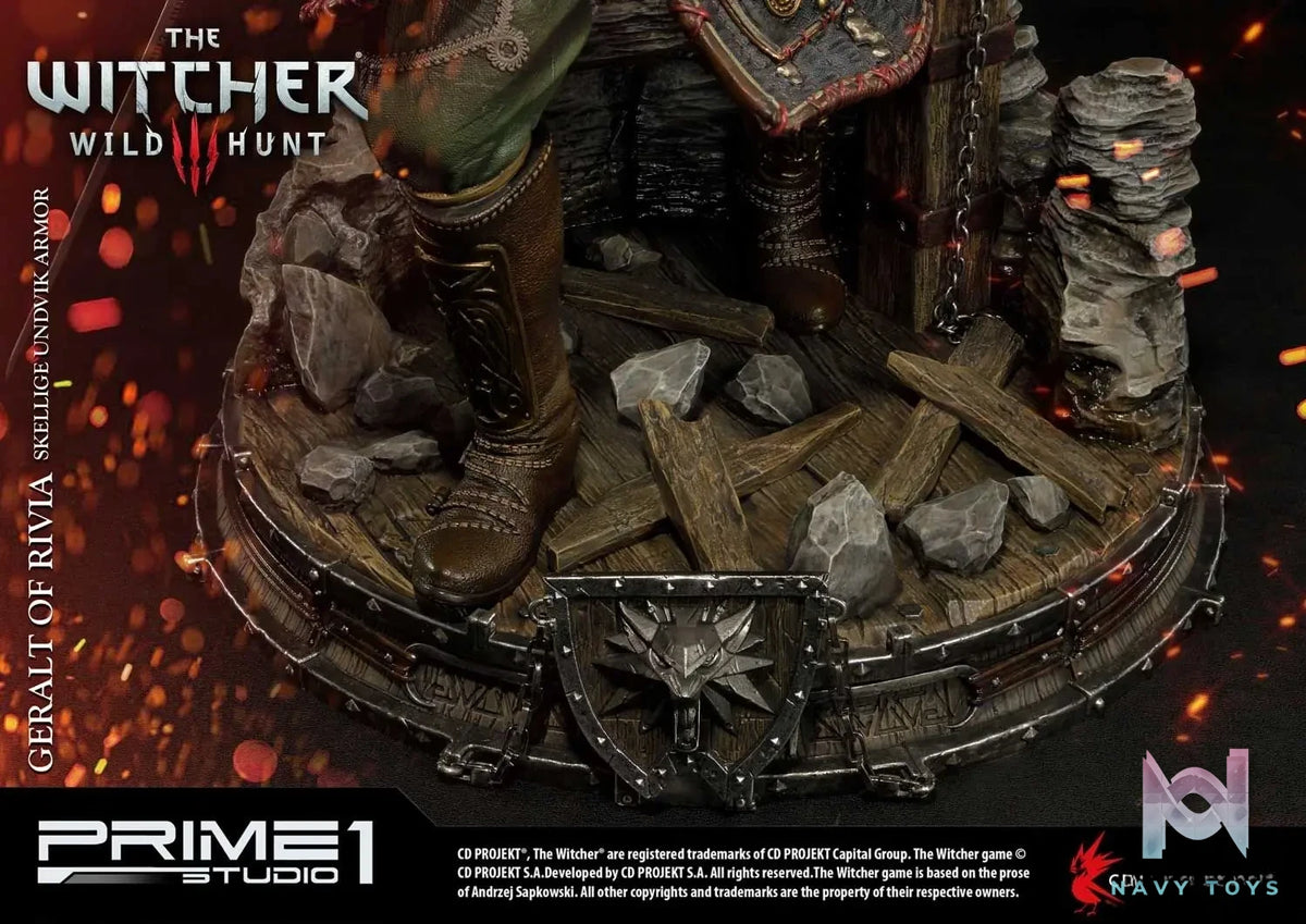 Prime 1 Studio – Premium Masterline The Witcher 3: Wild Hunt Geralt of Rivia Skellige Undvik Armor PMW3-07 PMW3-07EX (Licensed)