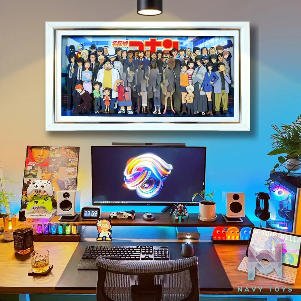 KALA HOME Studio – Detective Conan Multiple Characters #04 3D Decorative Painting Detective Conan