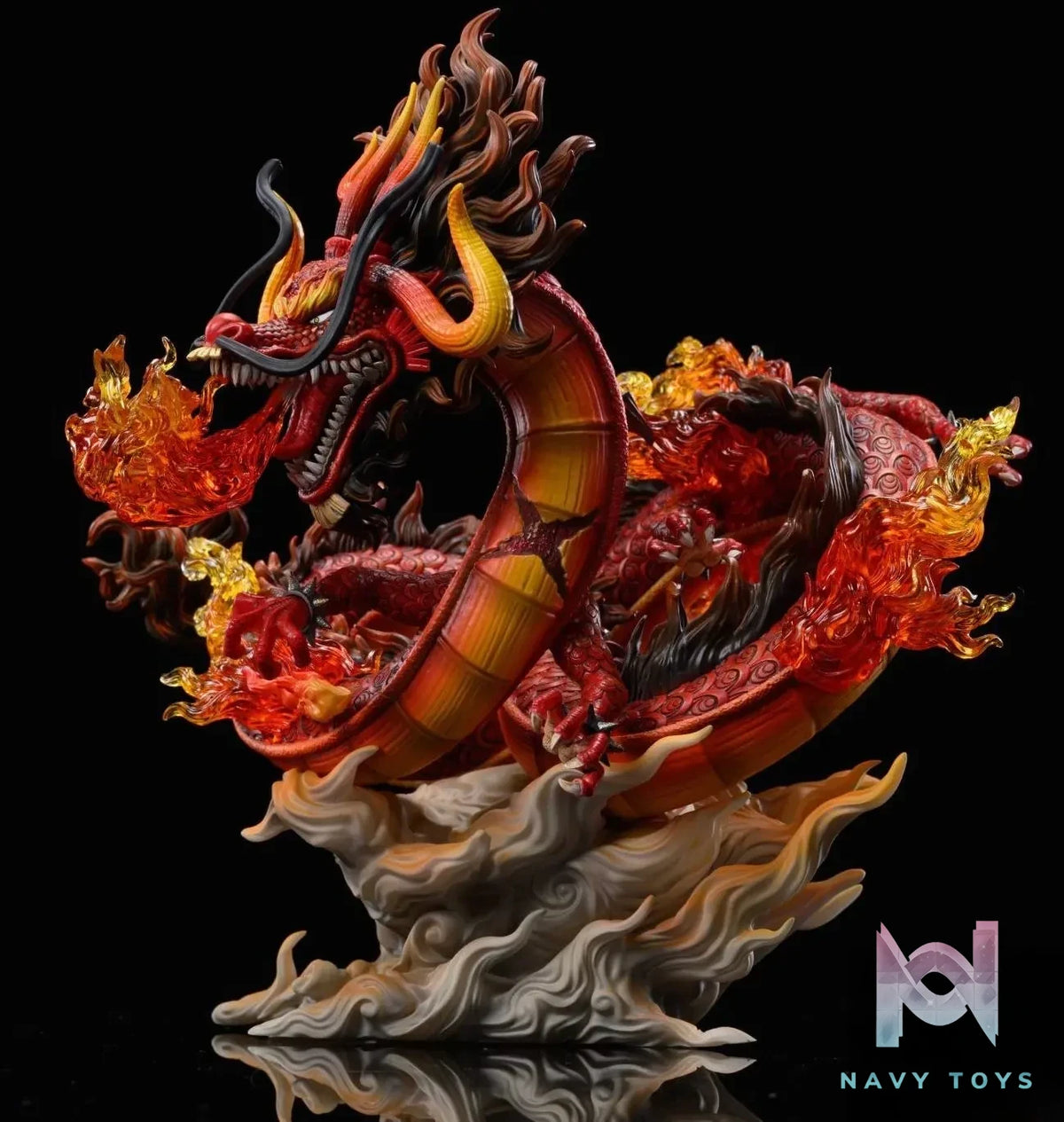 Threel Studio – One Piece Luffy & Fire Dragon Kaido