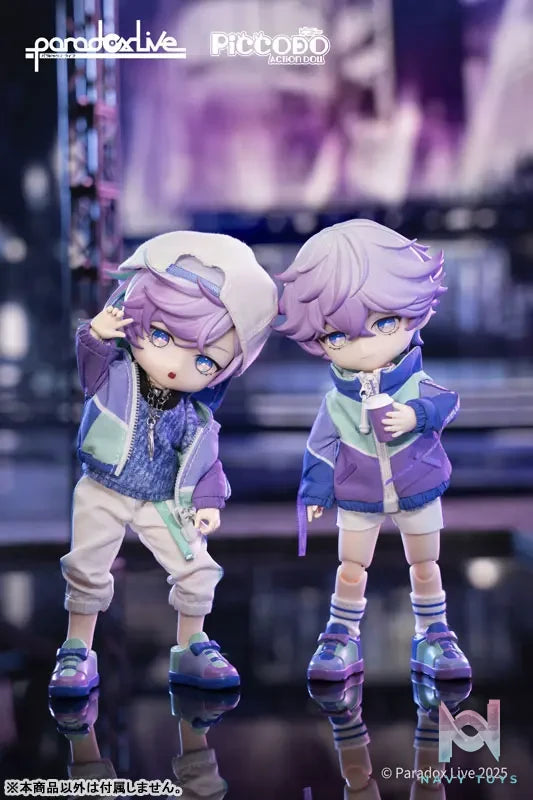 GENESIS x PICCODO ACTION DOLL Studio – PICCODO ACTION DOLL X Paradox Live Kanata & Nayuta Yatonokami Chibi Doll (Licensed)