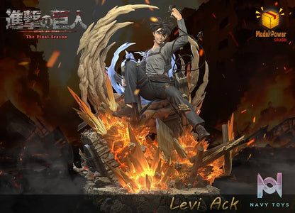 Model Power Studio – Attack on Titan #6 Street Fighting Levi Ackerman