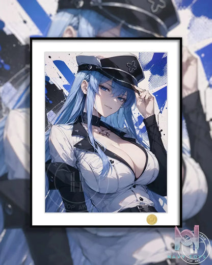 H-TWO Studio – Esdeath Anime Decorative Painting Akame Ga Kill