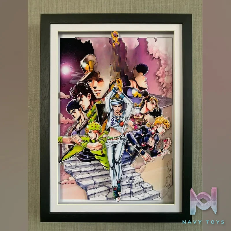 KALA HOME Studio – JoJo Multiple Characters #02 3D Decorative Painting JoJo