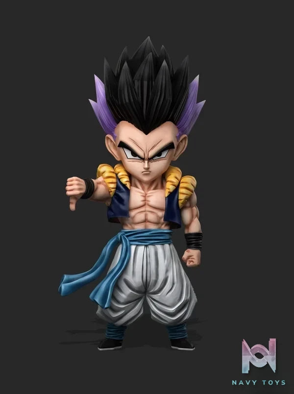 Power Studio - Dragon Ball wcf Gotenks 3 resin statue Navy Toys anime figure