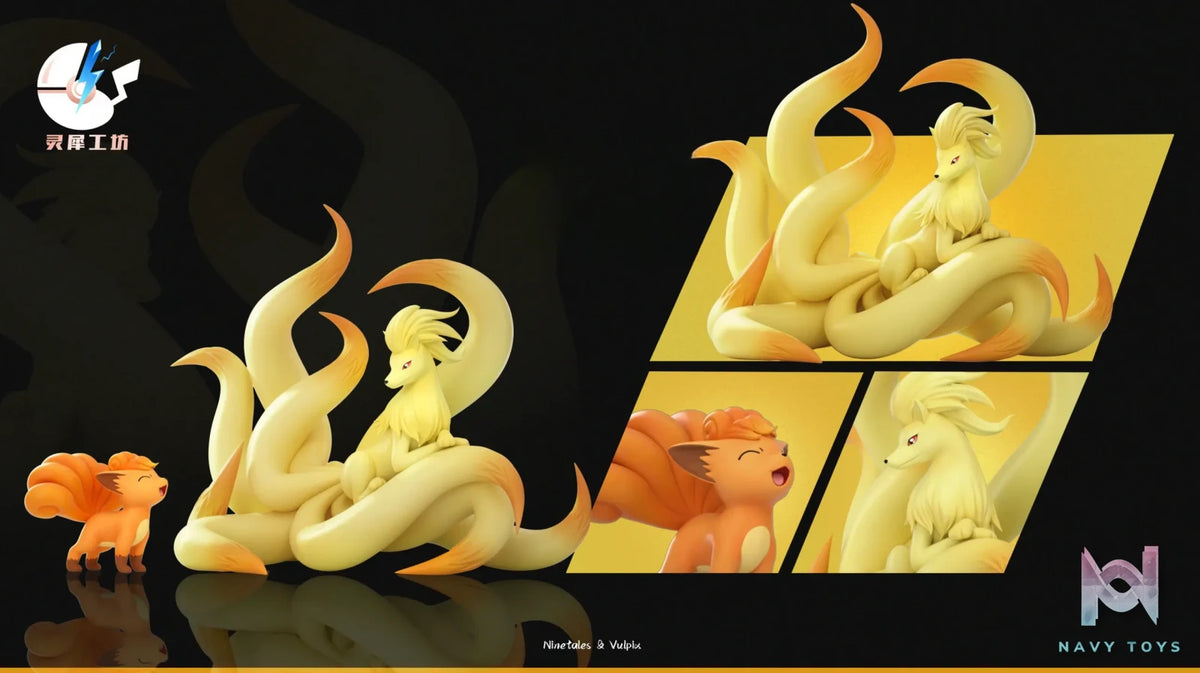 Ling Xi Gong Fang Studio – Ninetales Evolution Set Pokémon