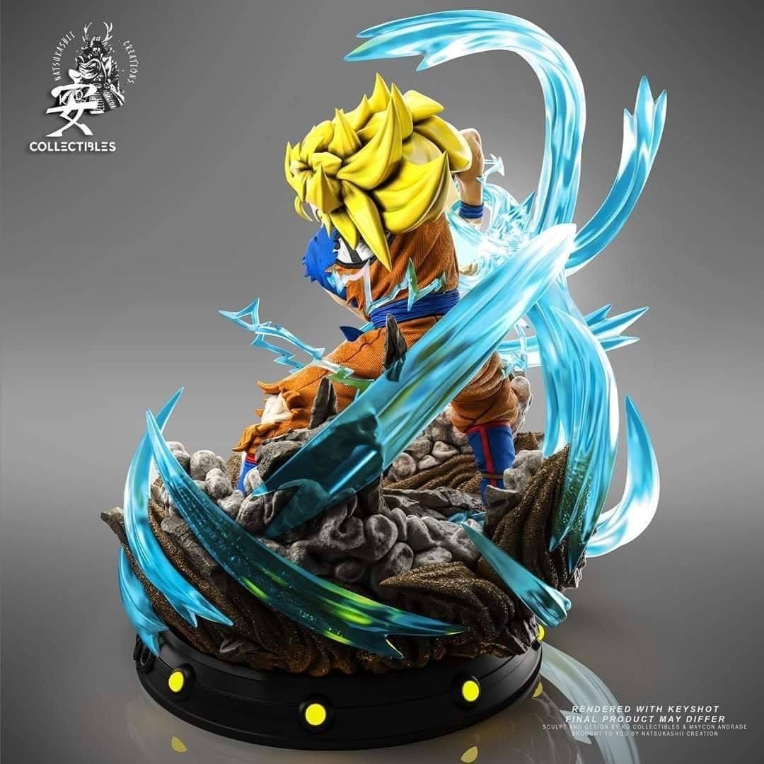 Son Goku Super Saiyan 3 - Dragon Ball - KD Collectibles resin statue kd collectibles anime figure