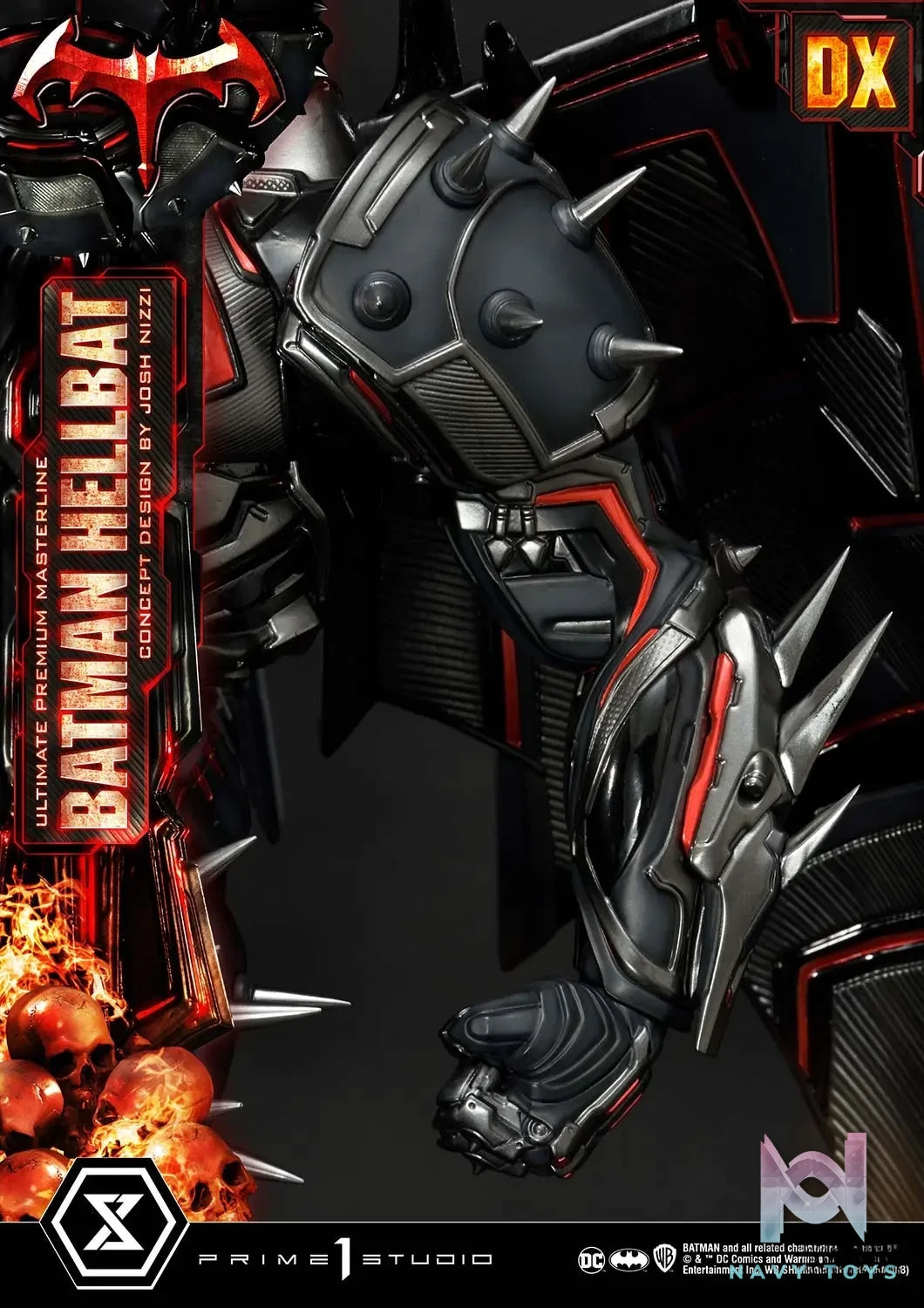 Prime 1 Studio – Ultimate Premium Masterline Batman (Comics) Batman Hellbat Concept Design by Josh Nizzi UPMDC-06 UPMDC-06DX UPMDC-06DXS (Licensed)