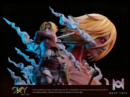 SKY TOP Studio - Attack On Titan Annie Leonhart Female Titan resin statue Navy Toys anime figure