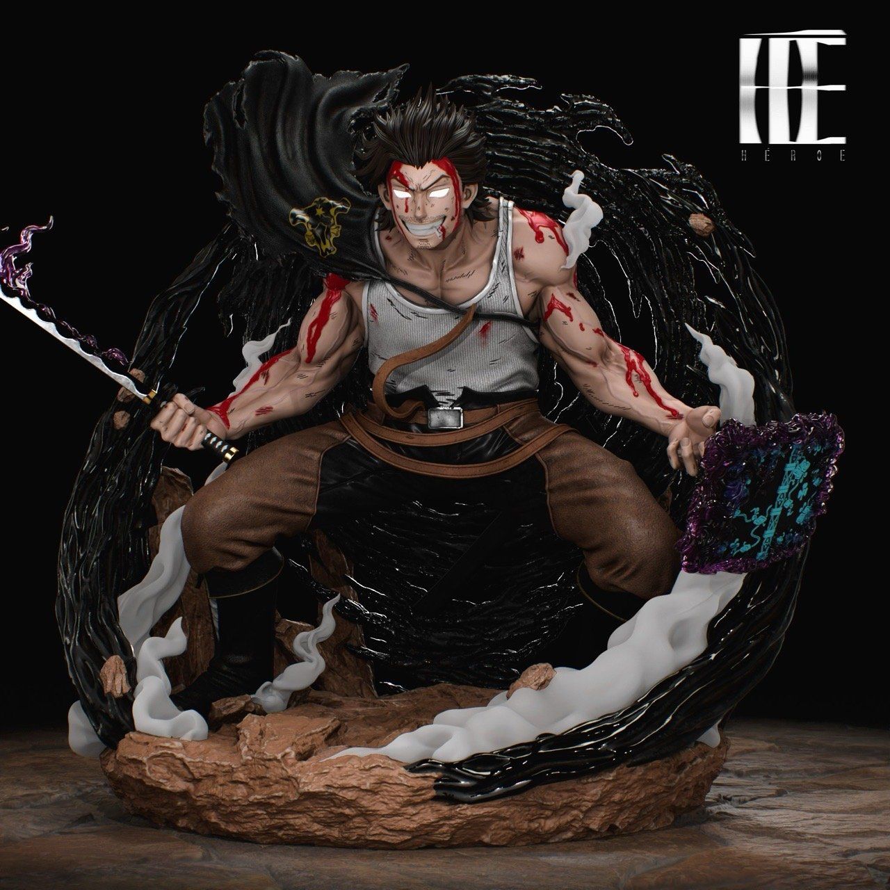 Yami - Black Clover - Heroe Collectible resin statue Heroe Collectibles anime figure