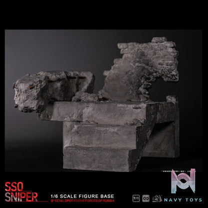 MOjingToys – Modular Series 1/6 Scale Urban Stairwell Ruins Diorama Base L008 (Licensed)