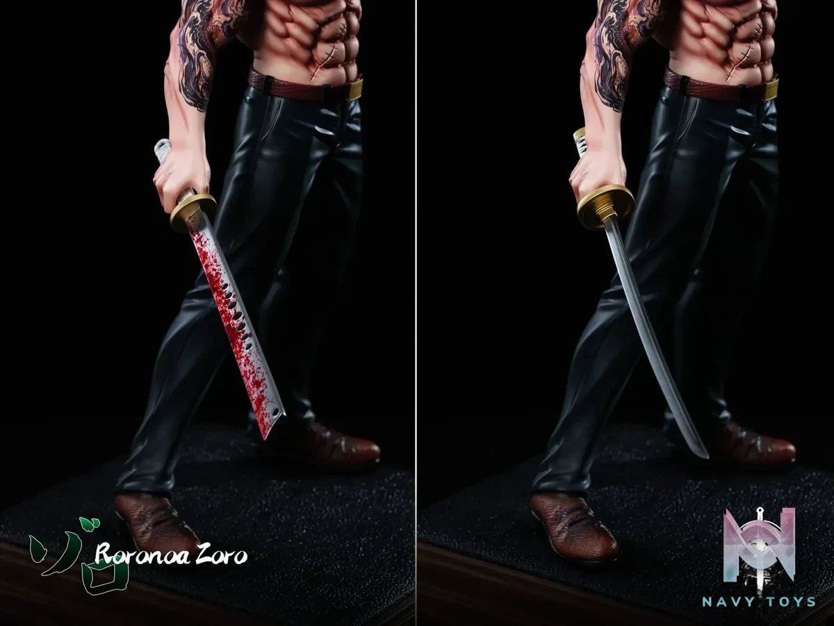 Teddyboy Series Nine Dragons Zoro - One Piece - GP Studio resin statue Navy Toys anime figure