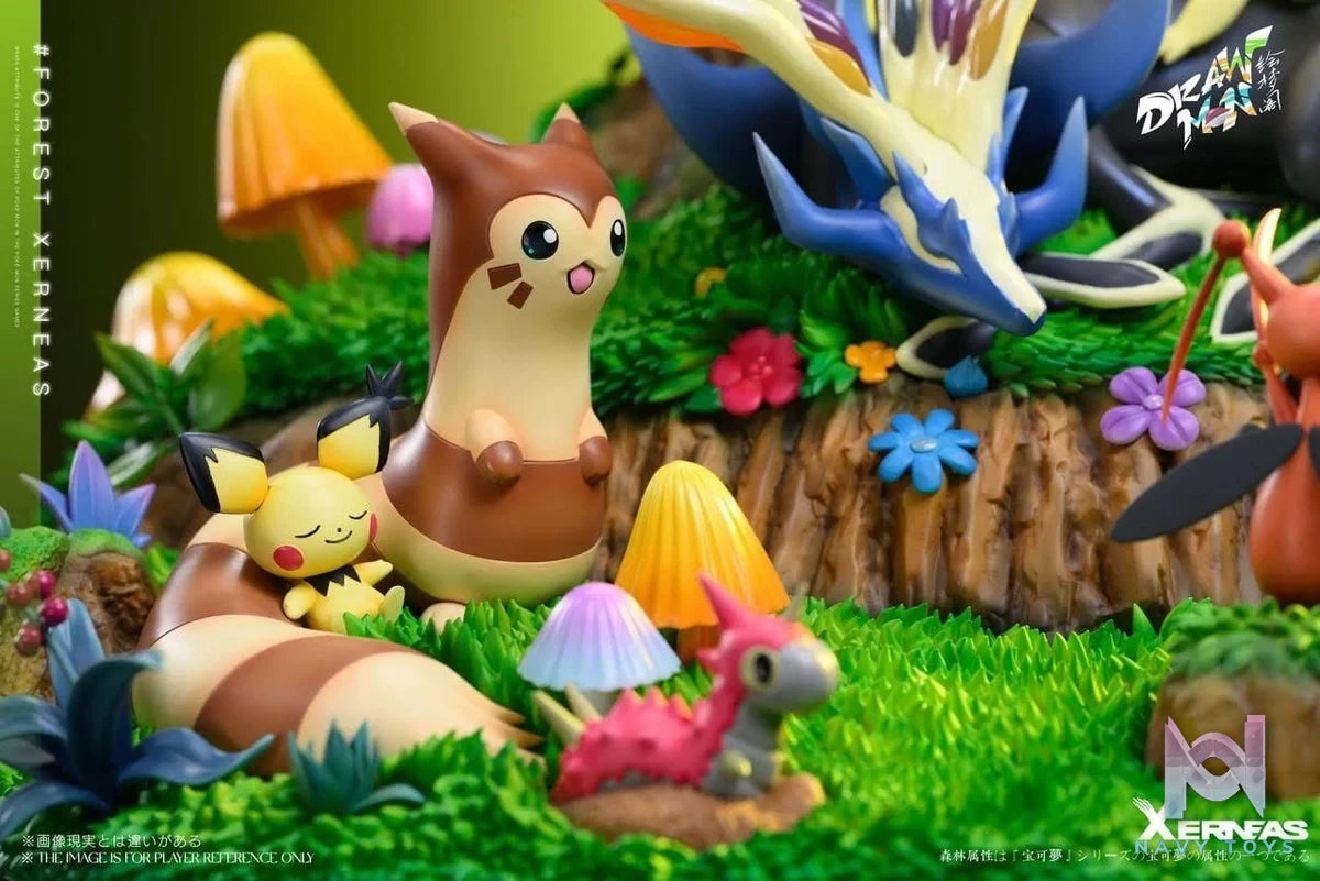 Forest Xerneas - Pokemon - Drawmon Studio resin statue Drawmon Studio anime figure