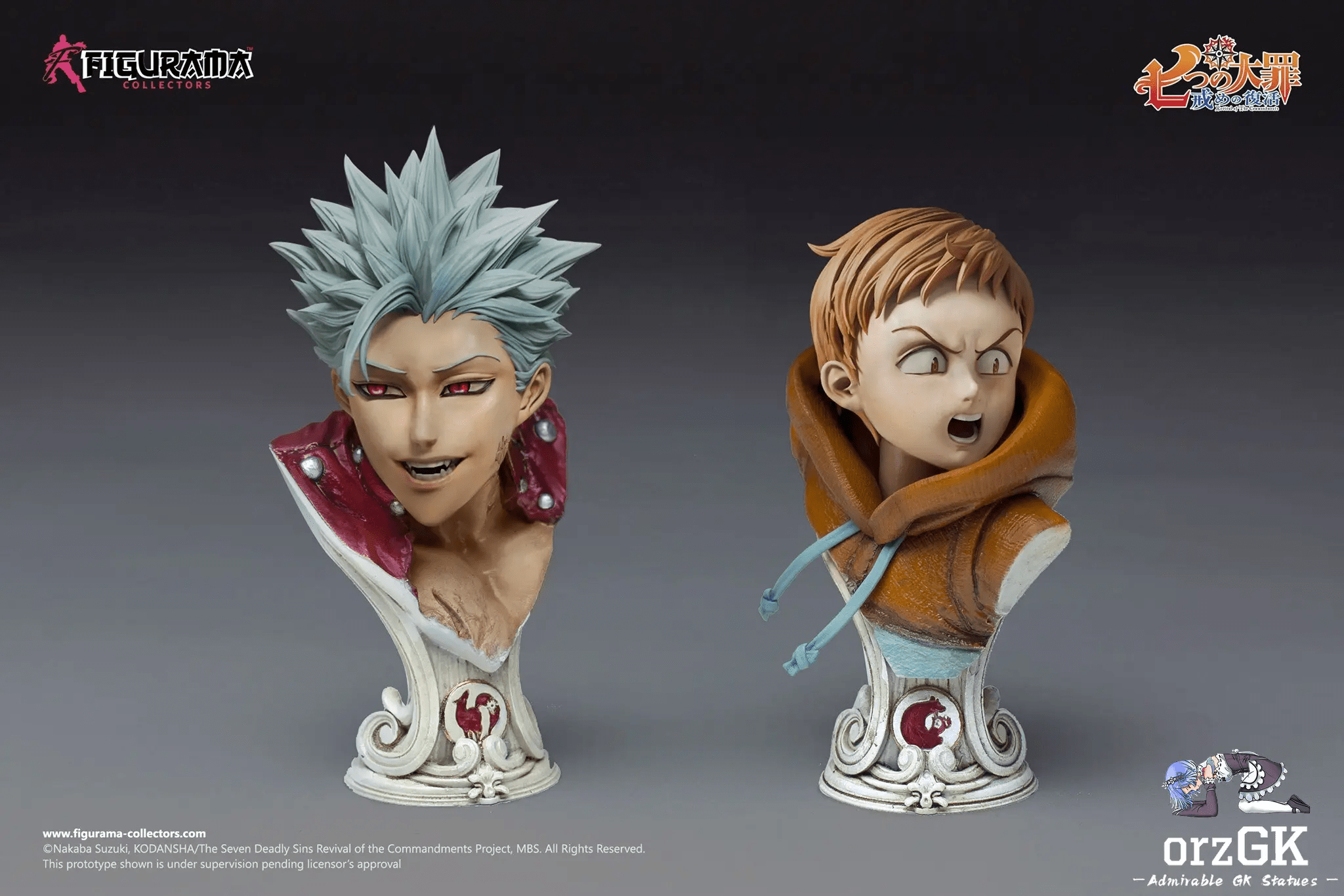 Figurama Collectors - Nanatsu no Taizai: Imashime no Fukkatsu Ban & King Elite Fandom 1/6 Scale Statue (Licensed) resin statue Navy Toys anime figure
