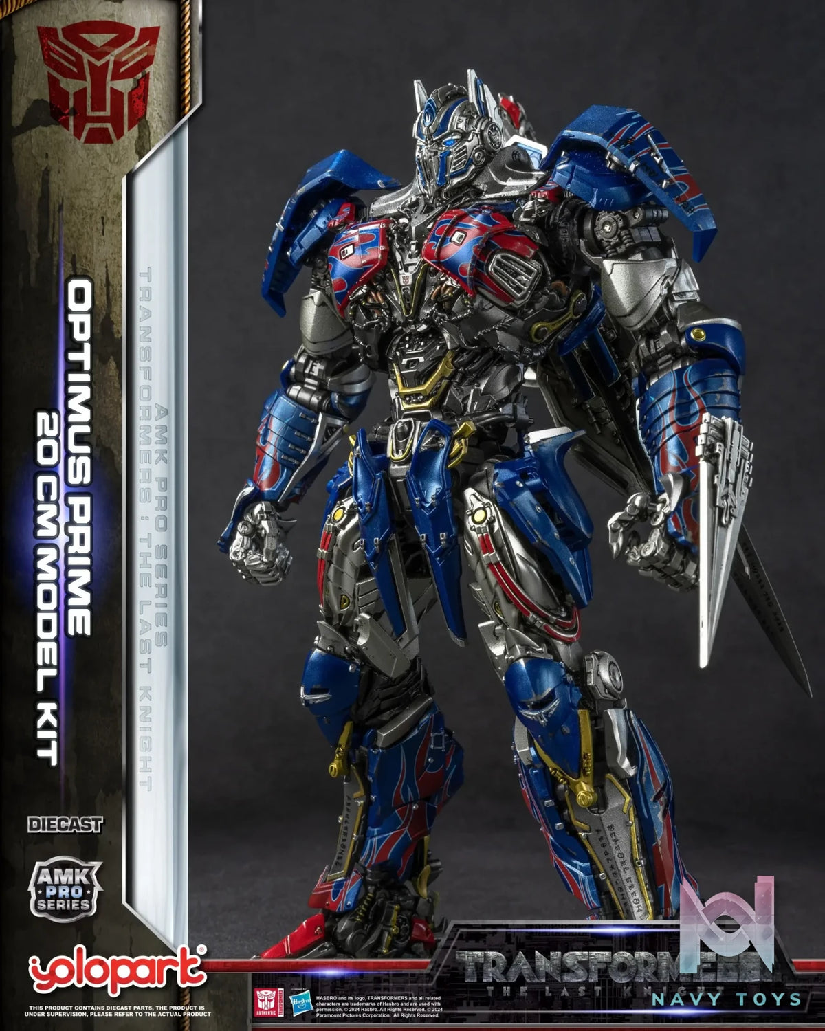 Yolopark Studio – Transformers: The Last Knight AMK PRO Series Optimus Prime Pre-Assembled Model