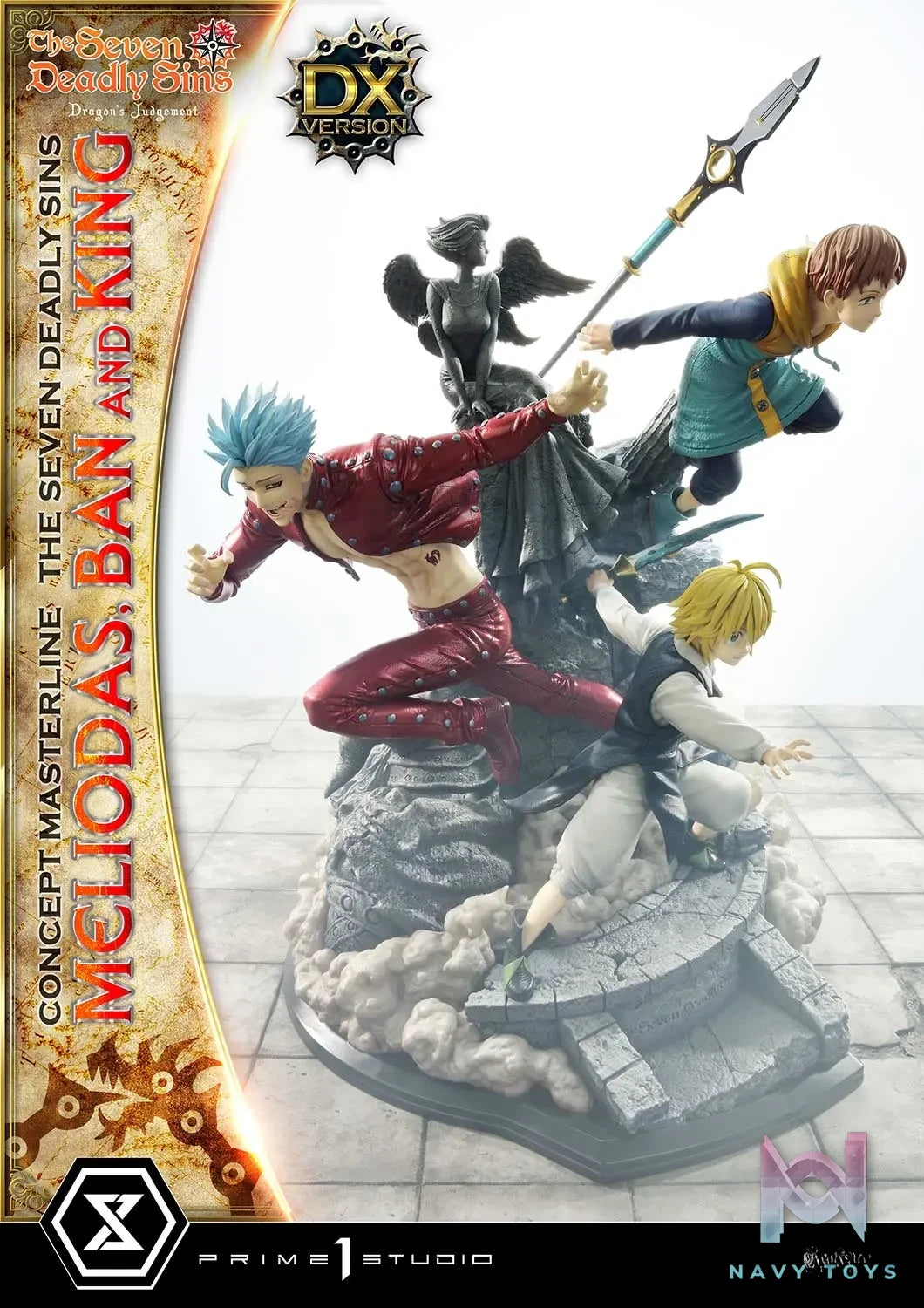 Prime 1 Studio – Concept Masterline The Seven Deadly Sins Meliodas, Ban and King CMNTZ-01 CMNTZ-01DXS (Licensed)