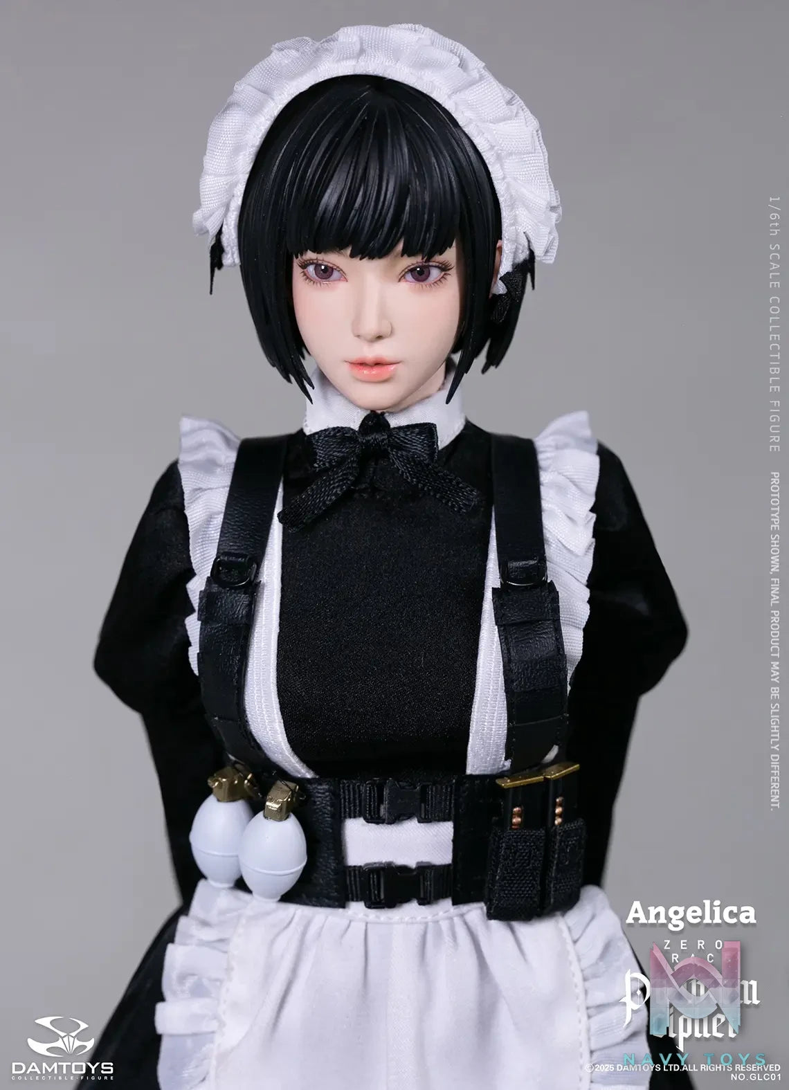 DAMTOYS – 1/6th scale PHANTOM CIPHER: ZERO TRACE ANGELICA Original Story Collectible Figure GLC01 (Licensed)