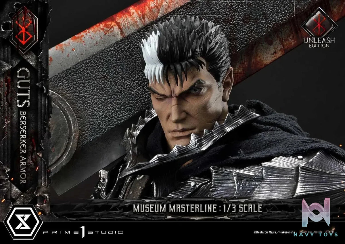 Armor Unleash Edition MMBR-02 MMBR-02DX MMBR-02DXS (Licensed) - Museum Masterline Berserk Guts Berserker - Prime 1 Studio resin statue Navy Toys anime figure