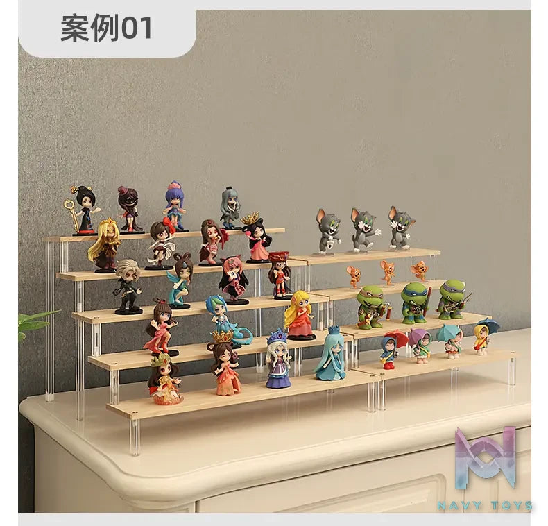 Showcase Factory – Acrylic Stair Display Stand for Nendoroids Blind Boxes Mini Figures