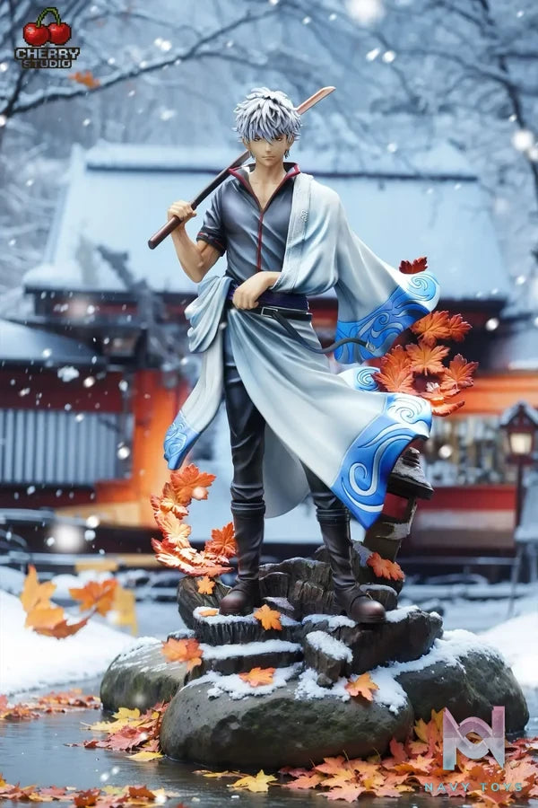 CHERRY Studio - Gin Tama Statue Series No.1 Gintoki Sakata resin statue Navy Toys anime figure