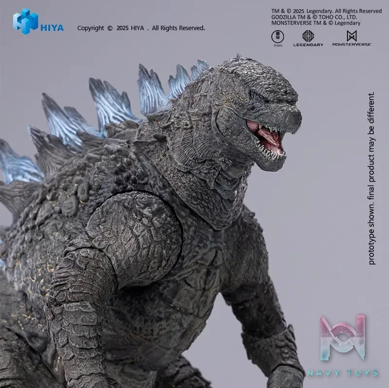HIYA Toys – 16cm “Godzilla 2014” – Super Movable Heat Ray Godzilla Translucent Ver EBG0079 (Licensed)