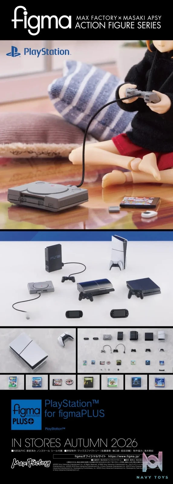 GSC – PlayStation for figmaPLUS (Licensed)