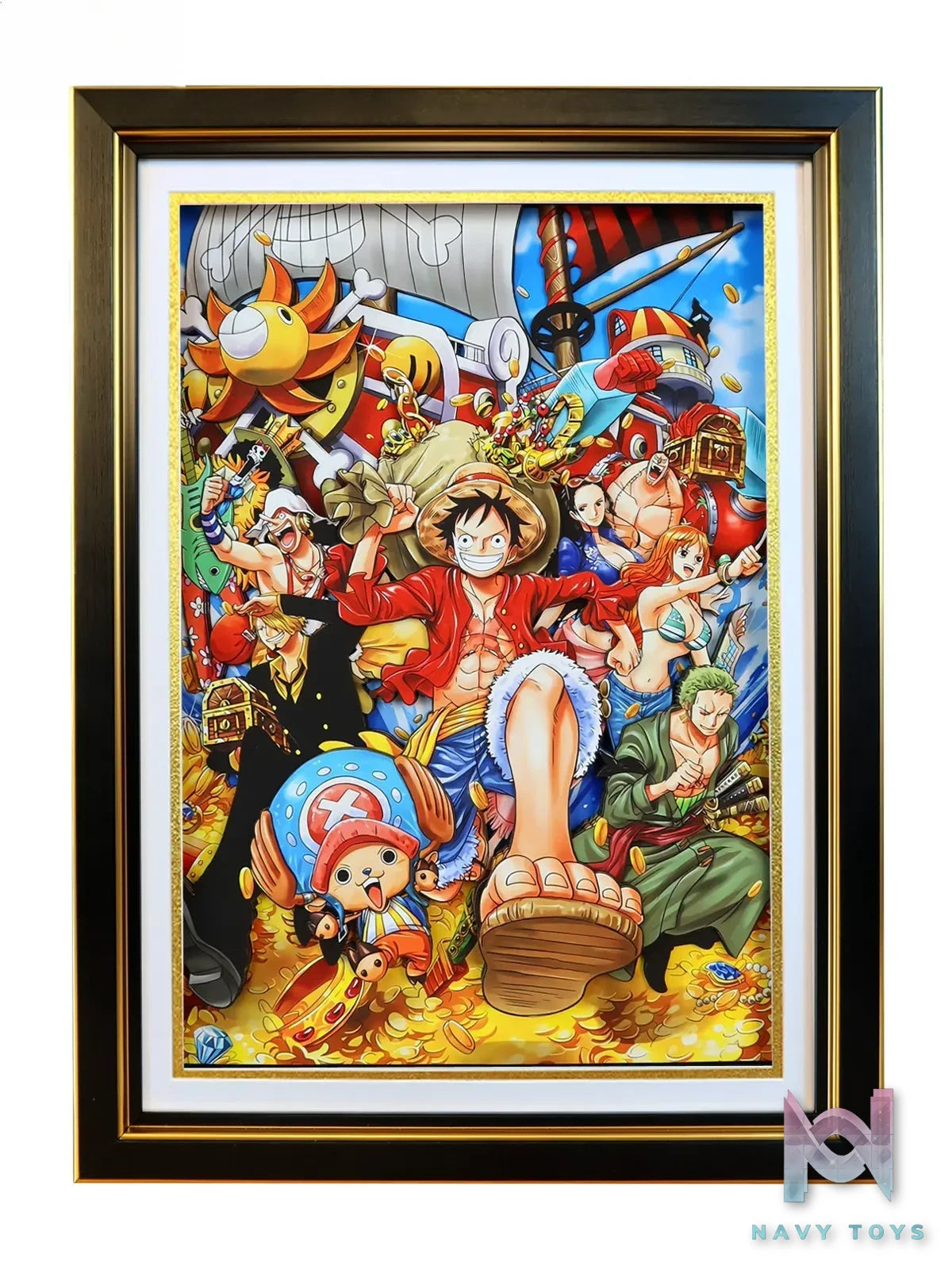 KALA HOME Studio – One Piece Multiple Characters #06 3D Decorative Painting One Piece
