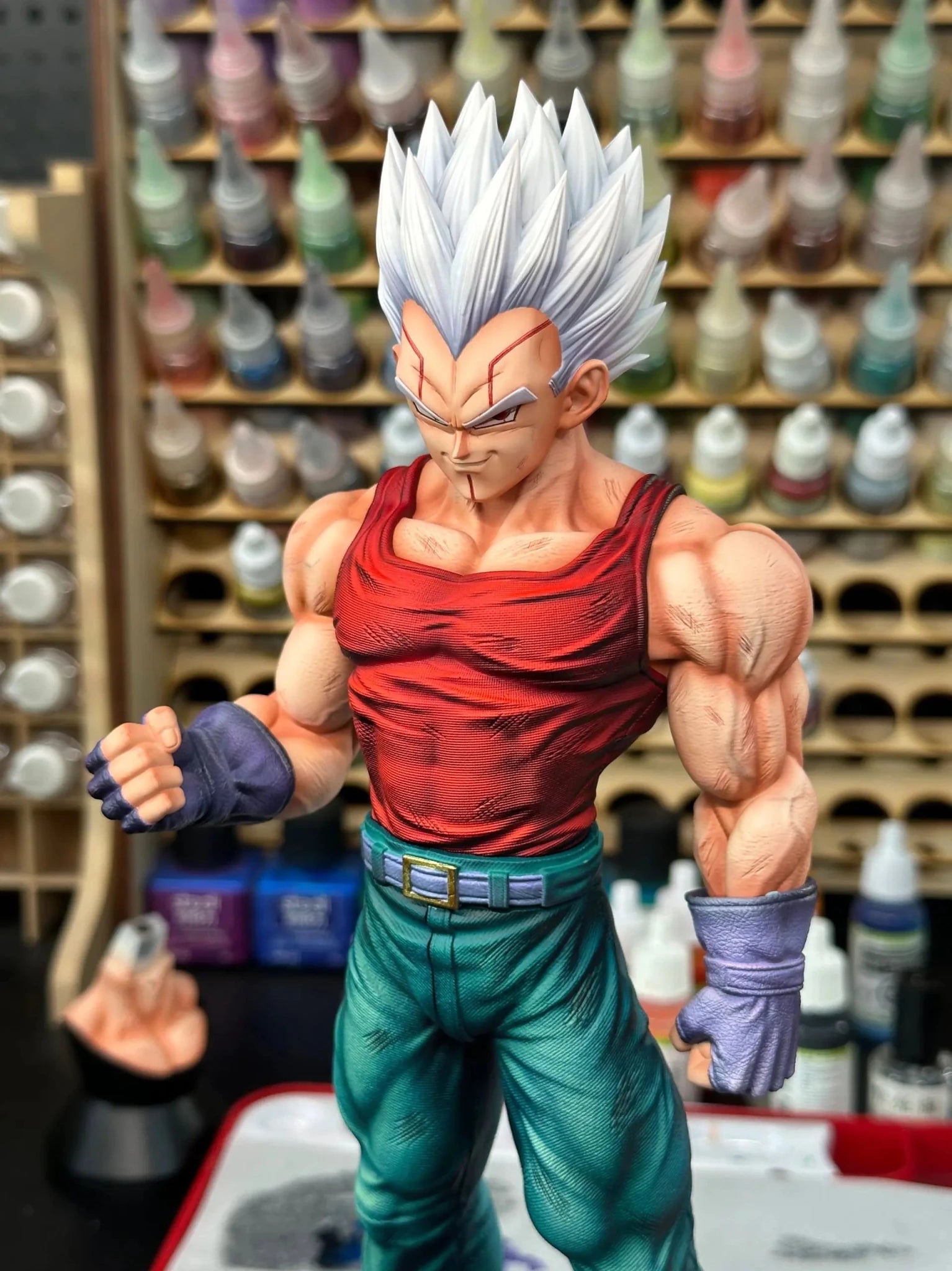 Li Zi Studio - GT Vegeta Dragon Ball resin statue Navy Toys anime figure
