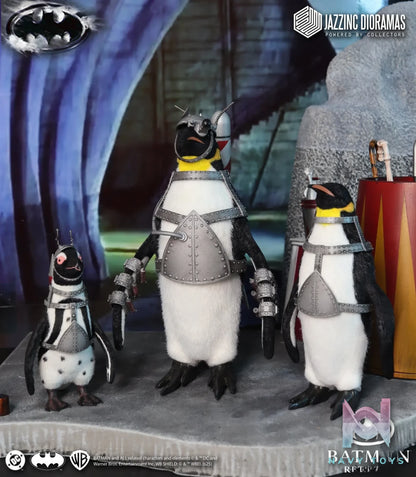 Jazzinc Dioramas Studio – Penguin Army 3 Piece Accessory Set (Batman Returns) 1/6 Scale (Licensed)