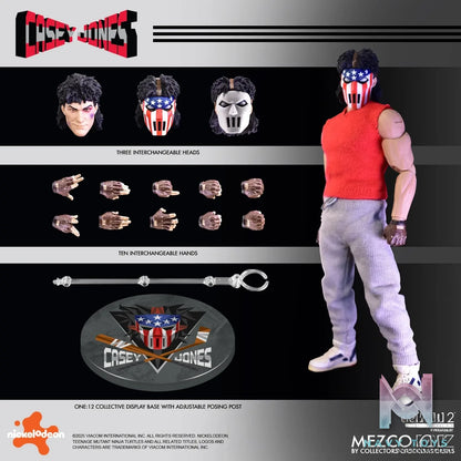 Mezco Studio – 1/12 Teenage Mutant Ninja Turtles – Casey Jones Figure (Licensed)