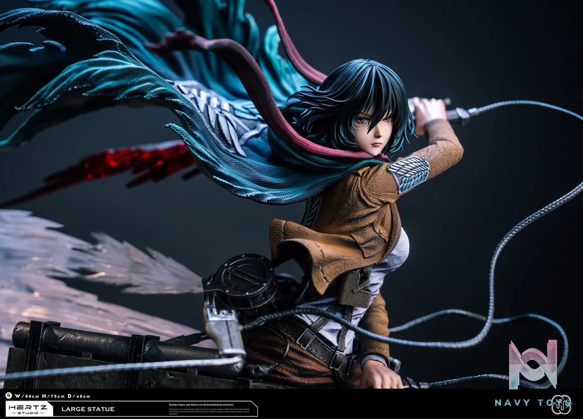 Mikasa vs Female Titan - Attack on Titan - Hertz Studio resin statue Hertz studio anime figure