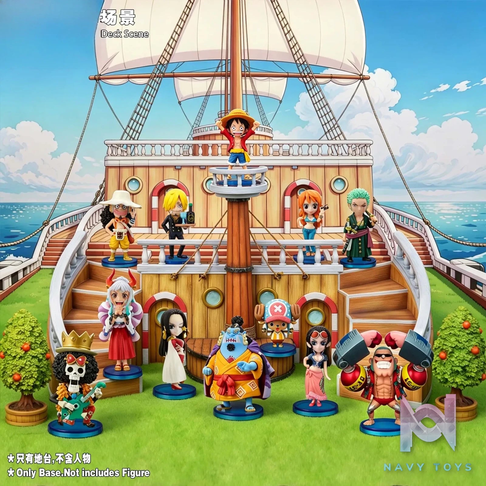 JacksDo Studio – Thousand Sunny Ship Deck Scene One Piece