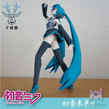 Qian Zhi Lu Studio – Hatsune Miku 3D Paper Model DIY Project Sekai