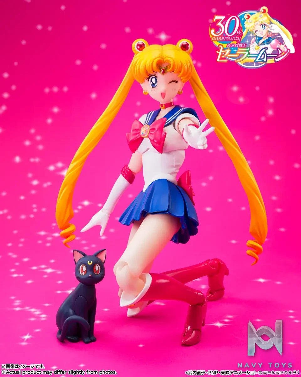 BANDAI SPIRITS – S.H.Figuarts Sailor Moon -Crystal Star Compact Edition- “Sailor Moon R” (Licensed)