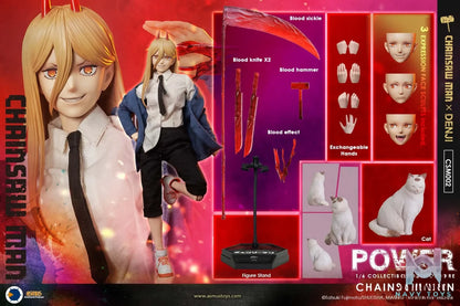 ASMUS TOYS – CHAINSAW MAN : POWER 1/6 Action Figure CSM002 (Licensed)