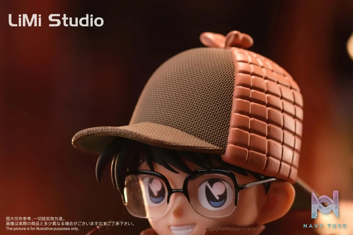 LiMi Studio - Detective Conan Sherlock Holmes Edogawa Konan resin statue Navy Toys anime figure