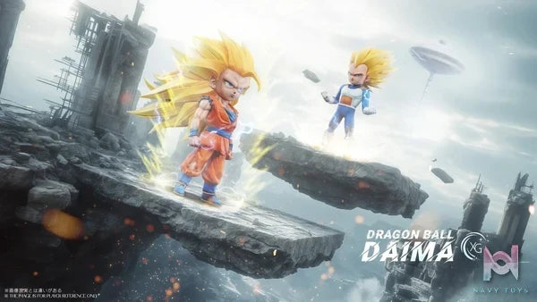 XG Studio - Dragon Ball DAIMA Super Saiyan 3 Son Goku & Vegeta resin statue Navy Toys anime figure
