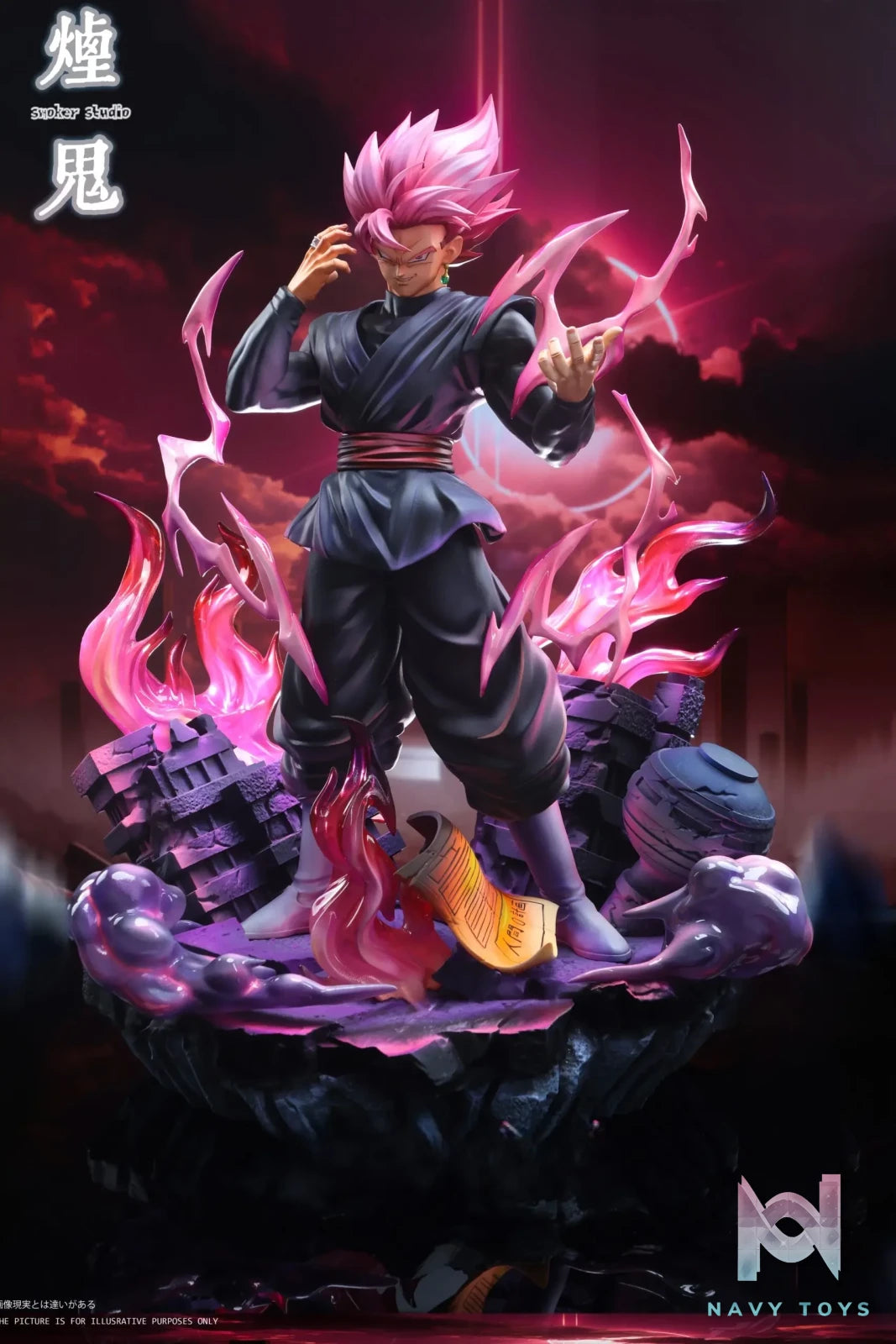 SMOKER Studio – Goku Black Super Saiyan Rose Dragon Ball