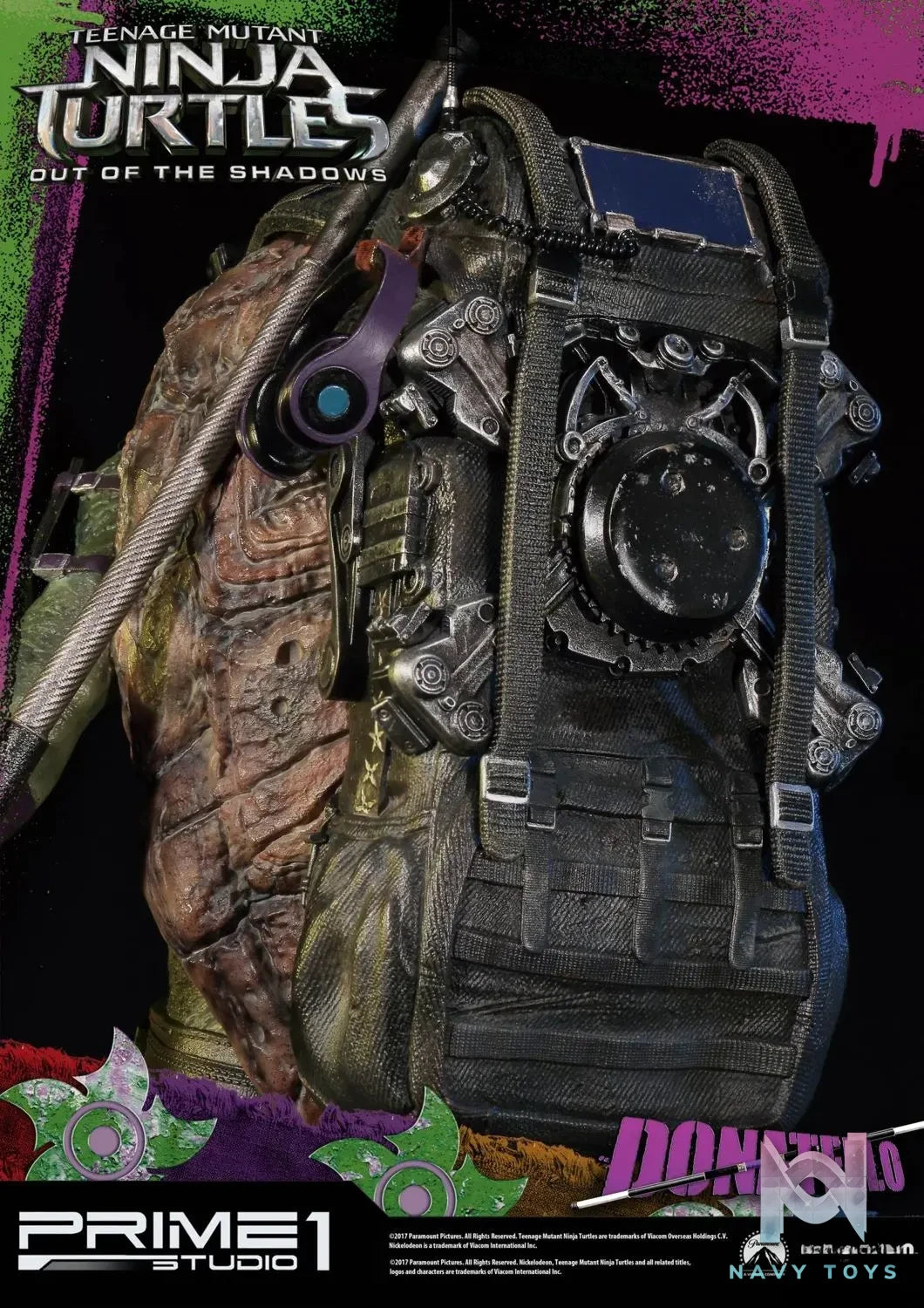 Prime 1 Studio – Premium Masterline Teenage Mutant Ninja Turtles: Out of the Shadows (Film) Donatello PMTMNT-05 (Licensed)