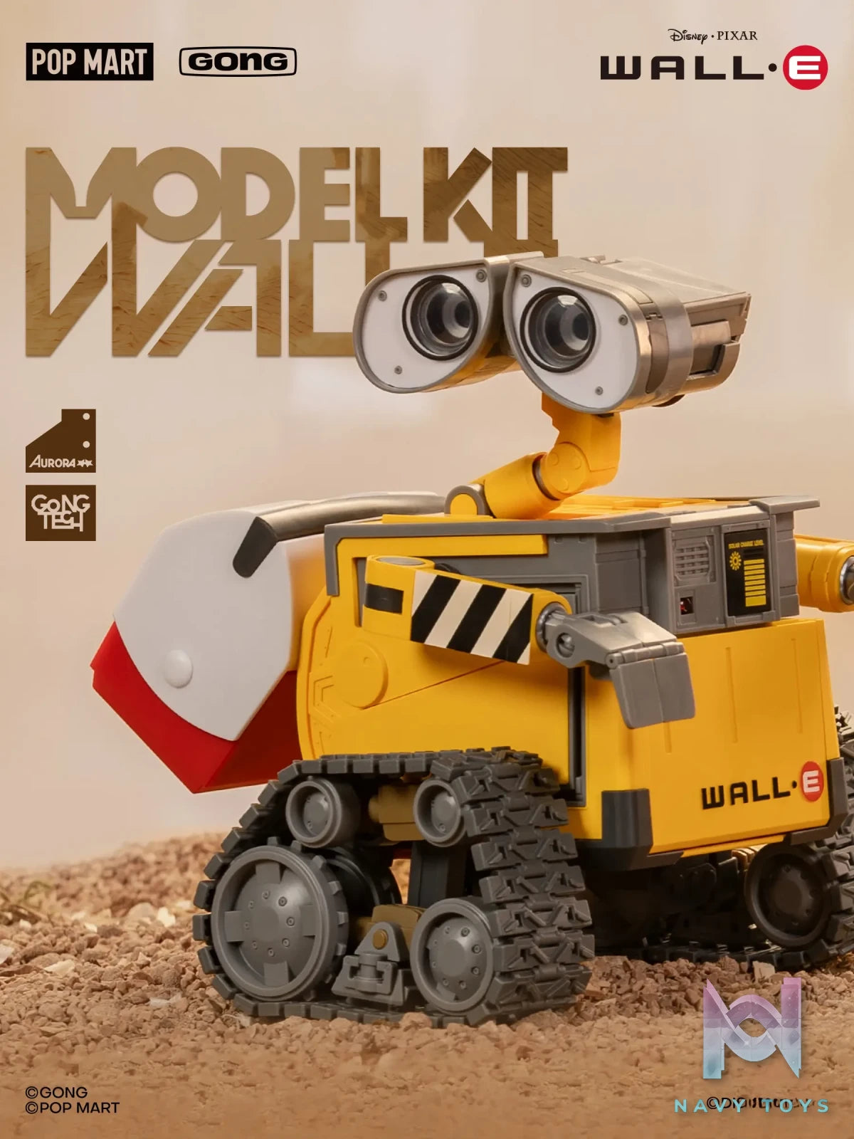 GONG Studio – WALL E WALL-E Plastic Model Kit (Licensed)