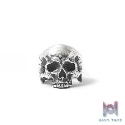 Raven Studio (silver jewelry) – RS Skull Ring No Lower Jaw Edition Original