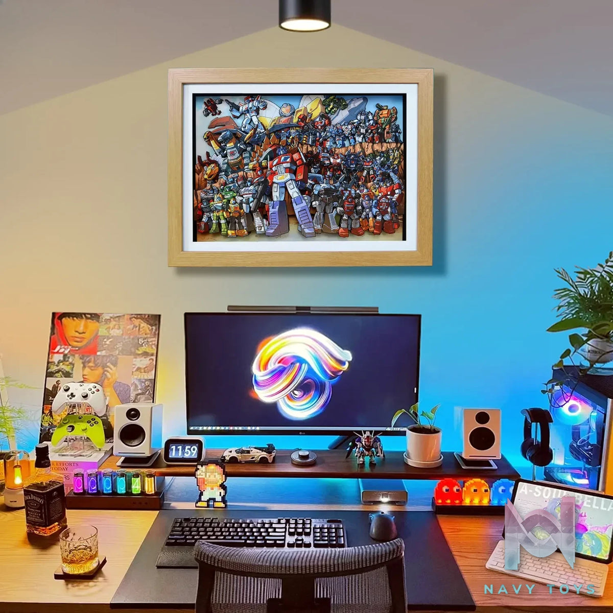 KALA HOME Studio – Transformers Multiple Characters #01 3D Decorative Painting Transformers