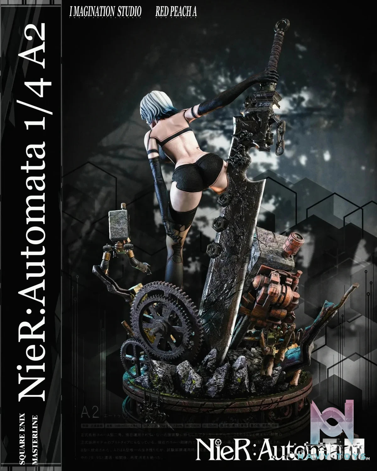 Imagination Studio & Red Peach A Studio - NieR:Automata A2 resin statue Navy Toys anime figure