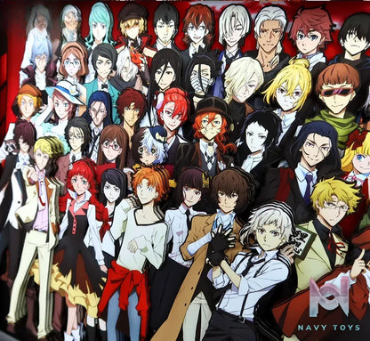 KALA HOME Studio – Bungo Stray Dogs Multiple Characters #04 3D Decorative Painting Bungo Stray Dogs