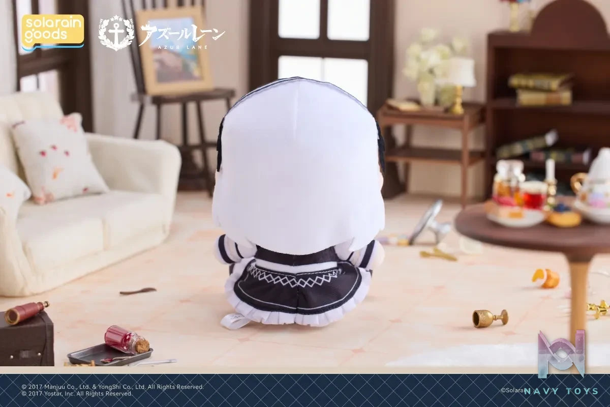 Solarain Toys – Azur Lane Cheshire × Formidable × Sirius PuniPuni Sitting Plush Doll (Licensed)