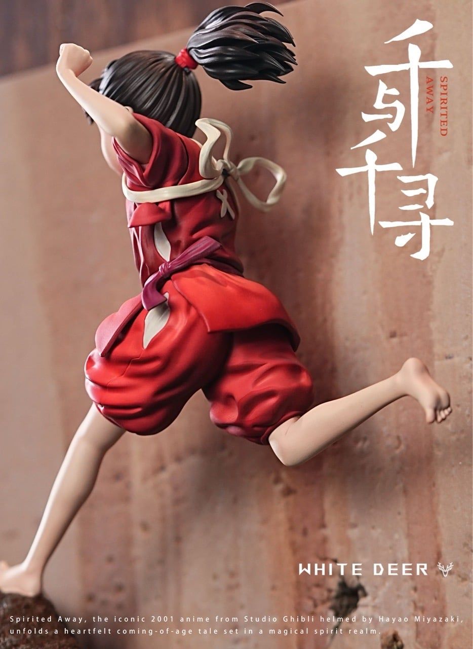 Chihiro - Spirited Away - White Deer Studio resin statue white Hole Studio anime figure