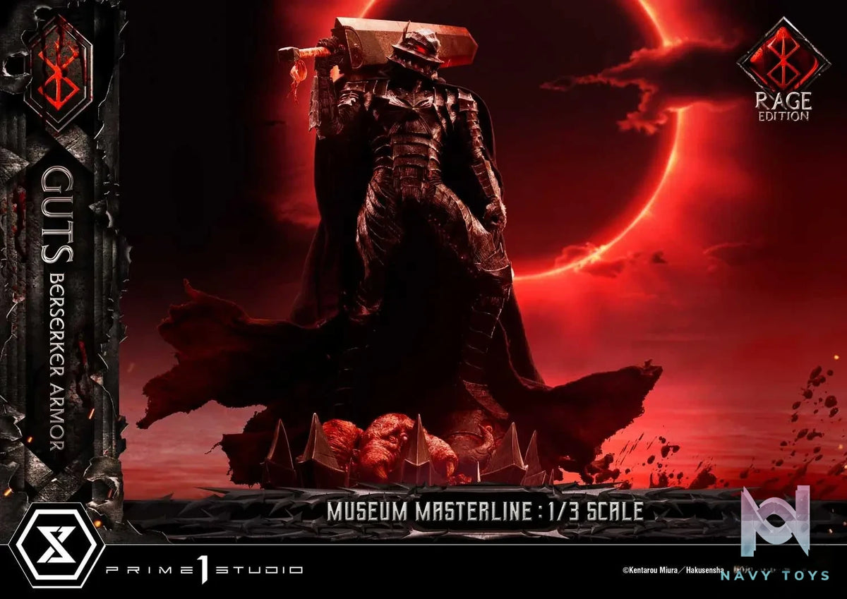 Prime 1 Studio – Museum Masterline Berserk Guts, Berserker Armor Rage Edition MMBR-03 MMBR-03DX MMBR-03DXS (Licensed)