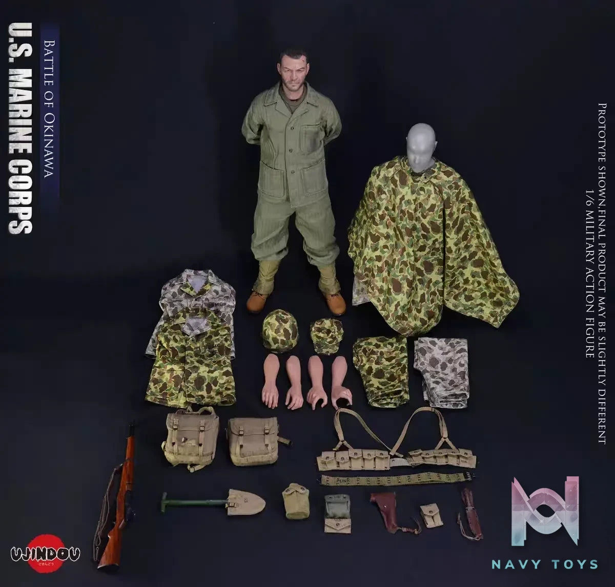 UJINDOU Studio – 1/6 WWII US Marine Corps Okinawa UD9040(Licensed)