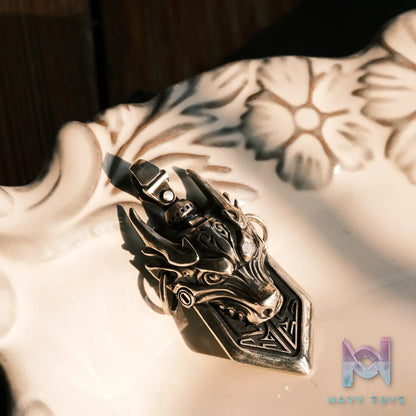 Raven Studio (silver jewelry) – Original Mechanical Yazi the Dragon’s Son Pendant Original