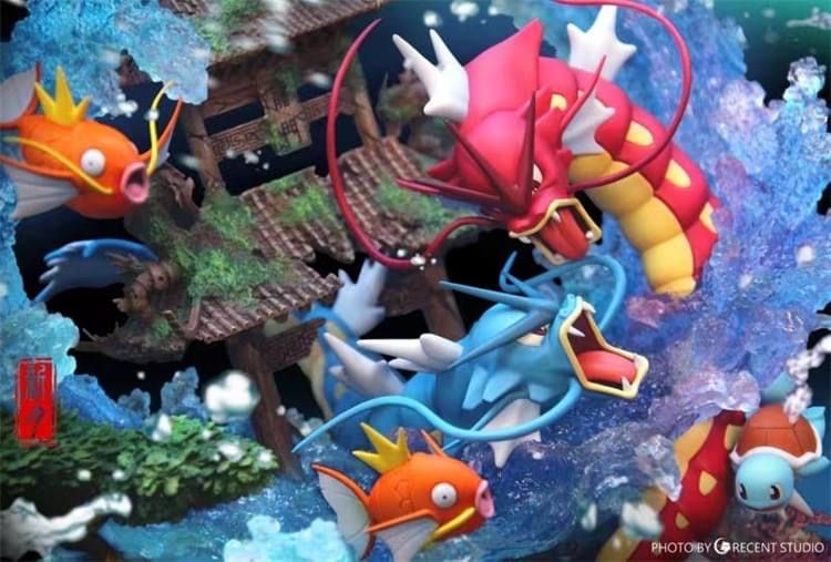 Pokemon - Gyarados resin statue Crescent Studio anime figure