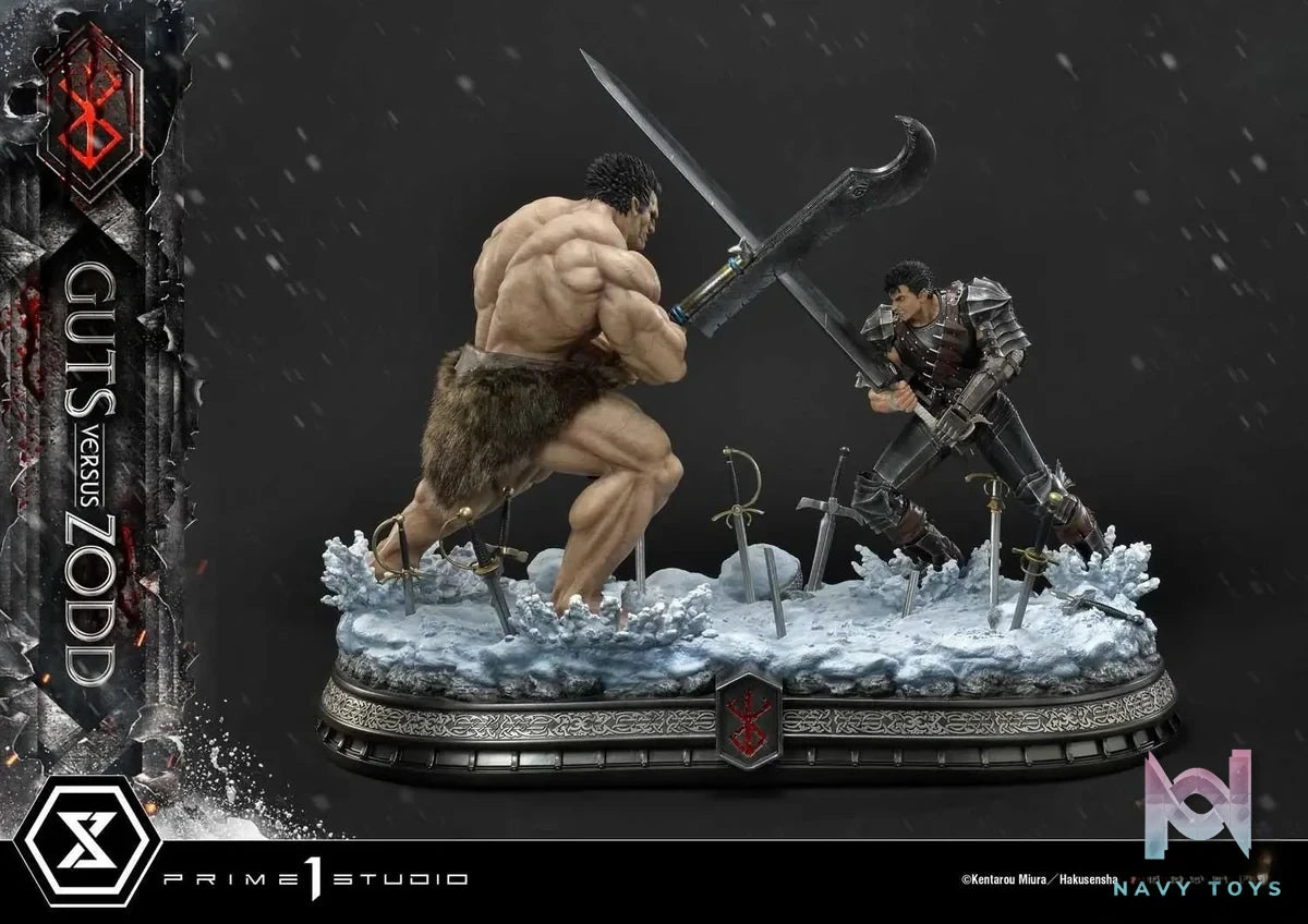 Guts versus Zodd UDMBR-01 UDMBR-01DX (Licensed) - Ultimate Diorama Masterline Berserk - Prime 1 Studio resin statue Navy Toys anime figure